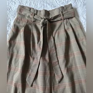 🤎Forever 21 Belted High Waist Wide Leg Trousers🤎